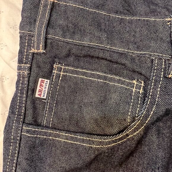 AR/FR Macron Safety 12 Oz Denim Jeans 36 X 30 OSHA COMP Flame Resistant Made USA - Picture 8 of 16